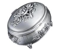 Shurhome Stylish Designs Jewelry Storage Box Craft of Sturdy Alloy Materials for Long Time Use European Fashion Jewelry Box