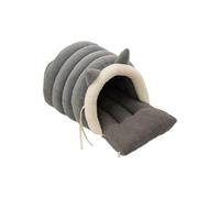 Shurhome Transformable 360 Enclosed Cats Bed Soft Plush Materials for Secure Warm Hide for Winter Use Cotton Cats Bed