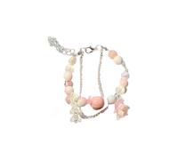 Shurhome Trendy Multicolor Beaded Adjustable Length Wristchain Skin Friendly Wrist Jewelry Her Him Trendy Beaded Adjustable