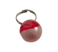 Shurhome Trendy Open End Crystal Sphere Rings with Playful Candy Tone Finger Accessories for Casual or Formal Outfits Unique Bubble Rings