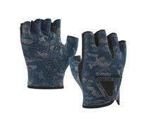 Shurhome UPF50+ Sun Protective Fishing Gloves with Meshed Ventilation and Reinforced Hand for Long Time Nonslip Fishing Mittens