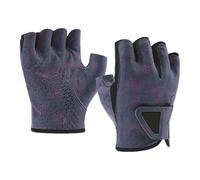 Shurhome UPF50+ Sun Protective Fishing Gloves with Meshed Ventilation and Reinforced Hand for Long Time Nonslip Fishing Mittens