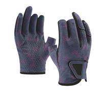 Shurhome UPF50+ Sun Protective Fishing Gloves with Meshed Ventilation and Reinforced Hand for Long Time Nonslip Fishing Mittens