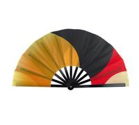 Shurhome Upgrades10 Inch Double Side Martial Arts with Frame Martial Creativity Practice Fan for & Practice Double Partial Calm Force Fan