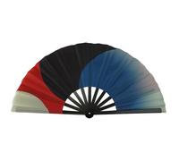 Shurhome Upgrades10 Inch Double Side Martial Arts with Frame Martial Creativity Practice Fan for & Practice Double Partial Calm Force Fan