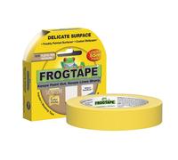 Frog Tape Yellow Delicate Surface Painters Masking Tape 24mm x 55m. Indoor painting and decorating for sharp lines and no paint bleed