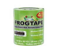 FrogTape Multi-Surface Masking Tape 240660 – 36mm x 55m, Pack of 4