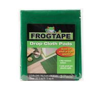 FrogTape Drop Cloth Pads 286743 – Leak-proof Absorbent Non-slip – 3 Pack, Green