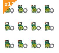 Shurtape Duck Tape® Mini Roll 25mm x 10m Black - 12 Pack
