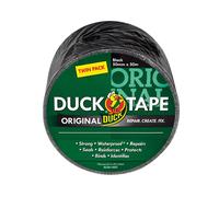 Shurtape Duck Tape Original 50mm x 50m Black (Twin Pack)
