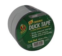 Shurtape Duck Tape Original 50mm X 50M Silver (Pack Of 2)