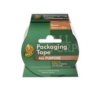 Shurtape Duck Tape Packaging Tape 50mm X 25m Brown - Brown - 50mm x 25m - Brown