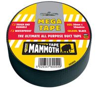 Shurtape Everbuild Mammoth Mega All-Purpose Duct Tape - 50mm X 50M - Waterproof - 2Megbk50 - Ideal For Diy And Professional Use