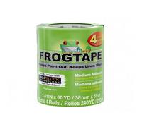 Shurtape Frogtape Multi-Surface Masking Tape Multi Colour (36mm X 55M, Pack Of 4)