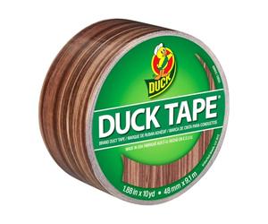 Shurtech Patterned Duck Tape 1.88-inch x 10yd-Woodgrain, Other, Multicoloured