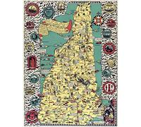 Shurtleff 1926 Pictorial Map New Hampshire State Large Wall Art Poster Print Thick Paper 18X24 Inch
