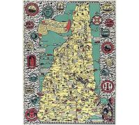 Shurtleff 1926 Pictorial Map New Hampshire State Unframed Wall Art Print Poster Home Decor Premium