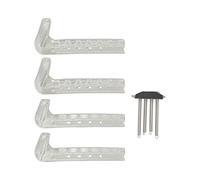 Shurzmotic 2 Pairs Skate Guards, Ice Skate Blade Covers for Hockey and Figure Skates, Adjustable Silicone Blade Protector with Spring Fit for Sizes 24-42 (Transparent)