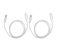 Shurzmotic 2PCS V8 Micro USB to B - Type MIDI Cable for Electric Piano, Electronic Keyboard Connecting Line with Tin - Plated Copper Core, 1m Length for Tablet PC and Music Software