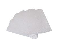 Shurzmotic 50 Sheets Holographic Cold Laminate Sheet, A4 Cold Laminating Sheets, Cuttable Scratch BOPP Film for DIY Badge Photo Lamination and Craft Projects (Type 1)