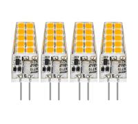 Shurzzesj 12V Bi Pin Base Bulb, Not Dimmable G4 Light Bulb Equivalent - G4 40W Halogen Bulb Not Dimmable Halogen Bulb Replacement Landscape Bulbs for Under Cabinet Puck Light