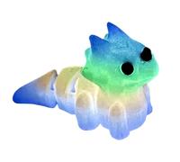 Shurzzesj 3D Printed Small Triceratops Toy - Dinosaur Animals Figures - Little Animals Figures, Glowing Animals, Cute Triceratops Dinosaur Fidget Toy for Kids, Boys, Home Decor