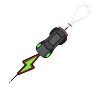 Shurzzesj Automotive Static Strip - Cool Auto Grounding Belt Anti Static Strap | Car Electrostatic Strip Canceller, Car Exterior Decoration Anti Static Strip for Car Truck