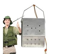 Shurzzesj Bait Box Fishing - Fixed-Point Bottom Fishing Feeder - Lightweight Lure Box Holder Easy-Release Nesting Feeding Tool For Lakes Rivers Outdoor