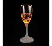 Shurzzesj Champagne Flutes,120ml Colored Champagne Cup Wine Glasses - Drinking Glasses, Elegant Champagne Flutes, Liquid Activated Cups for Wedding & Christmas