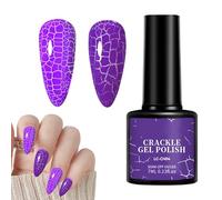 Shurzzesj Cool Nail Polish - UV Crackle Gel Polish - 7ml Women Accessories, Fingernail Decorations for Holiday, Prom, Dating, Gathering