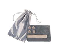 Shurzzesj Cross Stitching Magnetic Board - Fold-up Knitting Progress Trackers | Cross Stitching Lines Keeper with Storage Bag, Magnetic Chart Holder for Women