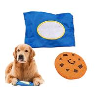 Shurzzesj Dog Sniffing Toys,Puppy Teething Cookie Plush with Bag | Super Soft Dog Digging Toy, Outdoor Dog Puzzle, Sniff Enrichment Toys for Home