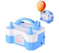 Shurzzesj Electric Balloon Pump, Electric Balloon Inflator Pump - Double Nozzle Electric Air Pump Blower,680W Balloon Inflator Pump, Balloon Pump
