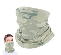 Shurzzesj Face Gaiters For Men,UV Protection Face Neck Gaiter | Multifunctional Sun & Wind-proof, Comfortable Camouflage Print Breathable Face Gaiters For Men