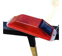 Shurzzesj Flash Warning Light Solar | LED Flashing Beacon,LED Warning Lamp, Super Bright Light, Flashing Beacon Construction Safety Road Signs Flash Traffic Lights