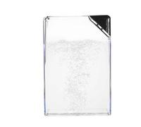 Shurzzesj Flat Clear Coffee Bottle - Creative Triangle Lid Travel Bag Coffee Bottle,A5 Size Boy And Girl Water Bottle Small Opening For Business Trip