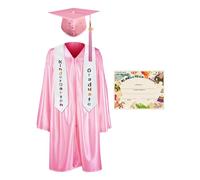 Shurzzesj Graduation Hat and Gown for Kids - Child Graduation Dress Up Clothes | 2025 Preschool Graduate Party Outfit for Kindergarteners