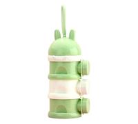 Shurzzesj Milk Powder Dispenser Container - 3 Layers Kids Snack Container | Portable Milk Can, Non-Spill Milk Powder Container, Formula Box