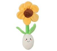 Shurzzesj Plush Pets Toys - Puppy Flower Sound Making Toy - Small Dog Chew and Tooth Cleaning Sunflower Shape Toy for Home, Dog, Pets