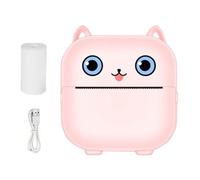 Shurzzesj Pocket Printer | 800mAh Inkless Printers for Label Making,Portable Sticker Maker Machine, Label Maker, Small Wireless Printer for Study Notes