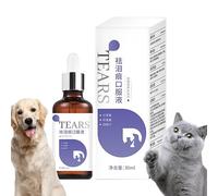 Shurzzesj Puppy Tear Stain Remover,Versatile Pet Eye Drops Pet Tear Stain Remover | Gentle Tear Stain Remover Solution Tear Stain Reduce for Pet Dogs Cats
