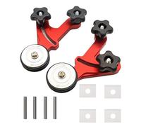 Shurzzesj Roller Feeder with Bearing, Roller Bearing - 1 Pair of One-Way Feeders for Woodworking - Aluminum Alloy Bearing Roller for