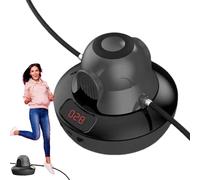 Shurzzesj Skipping Rope with Counter, Digital Jump Rope with Counter | LED Display, Electric Jump Rope Remote Control | Weighted Jump Rope 70-160 RPM for