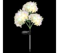 Shurzzesj Solar Hydrangea Lights, Solar Hydrangea Flower Lights - Waterproof Artificial Hydrangea Lights for Outdoor, 2 Lighting Modes | Silk Petals and Leaves, Decorative Lights