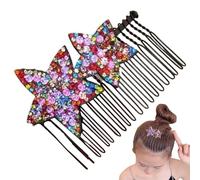 Shurzzesj Star Hair Pins - Fashion Star Shape Hair Combs - Women's Star Hair Accessories, Pentagram Hairpin, Hair Combs For Women Decorative, Women & Girls Hairstyle