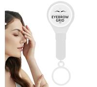 Shurzzesj Tattoo Eyebrow Positioning Tool - Compact Eyebrow Tattoo Mapping Aids - Brow Lines Marker Tool With Strings Ink, Lightweight, Easy To Use For Professional Makeup Artist, Beauty Blogger