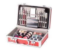 Shurzzesj Teen Makeup Starter Kit, Make Up Starter Set For Teens, Eyeshadow, Blush, Eyebrow Pencil, Lipstick, Nail Polish, Eyebrow Brush With Case