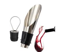 Shurzzesj Wine Pouring Discs, Wine Stoppers and Pourers - 2 Pieces 2-in-1 Bottle Stoppers with Fresh Stopper | Wine Stoppers, Leak-proof Fresh Holder for Beer, Liquids,