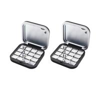 Shut Cosmetic Storage Boxes Makeup Holder Matte Finish Empty Eyeshadow Palette for Purse or Travel Closure Makeup Case