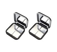 Shut Cosmetic Storage Boxes Makeup Holder Matte Finish Empty Eyeshadow Palette for Purse or Travel Travel Friendly Cosmetic Storage